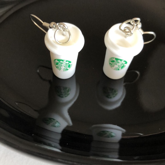 Starbucks Coffee Lovers Fashion Earrings - Picture 4 of 9